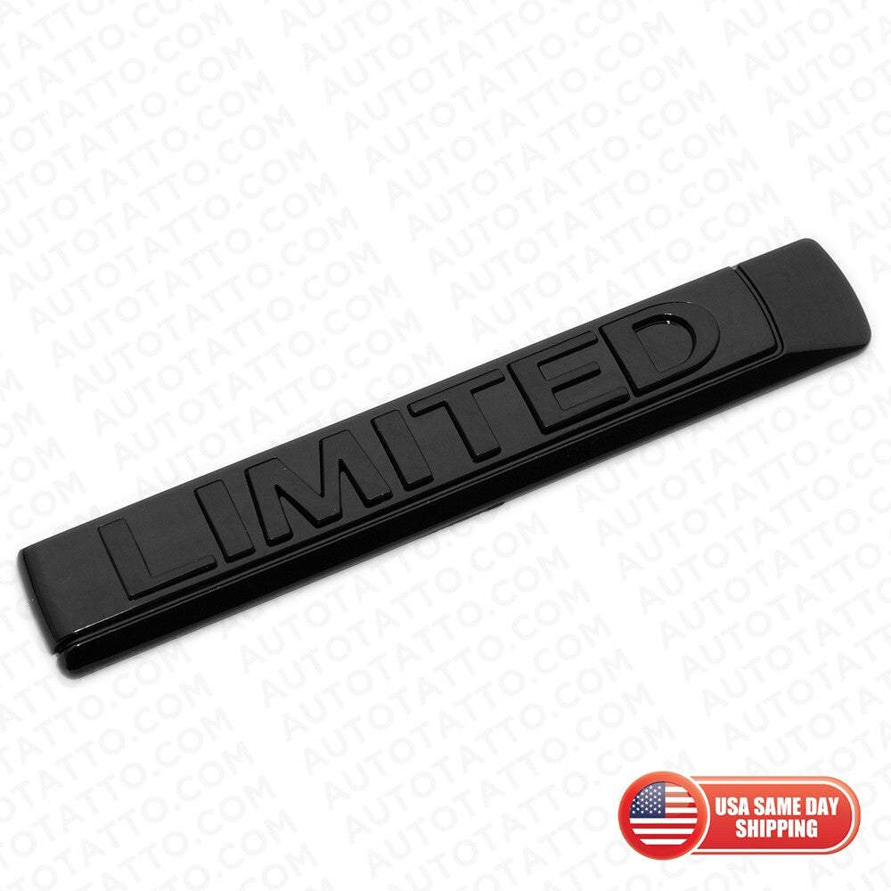 For Infiniti Limited Rear Liftgate Badge Emblem Nameplate Gloss Black