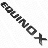 17-24 Chevy Equinox Liftgate Nameplate Letter Logo Badge Emblem Matte Black