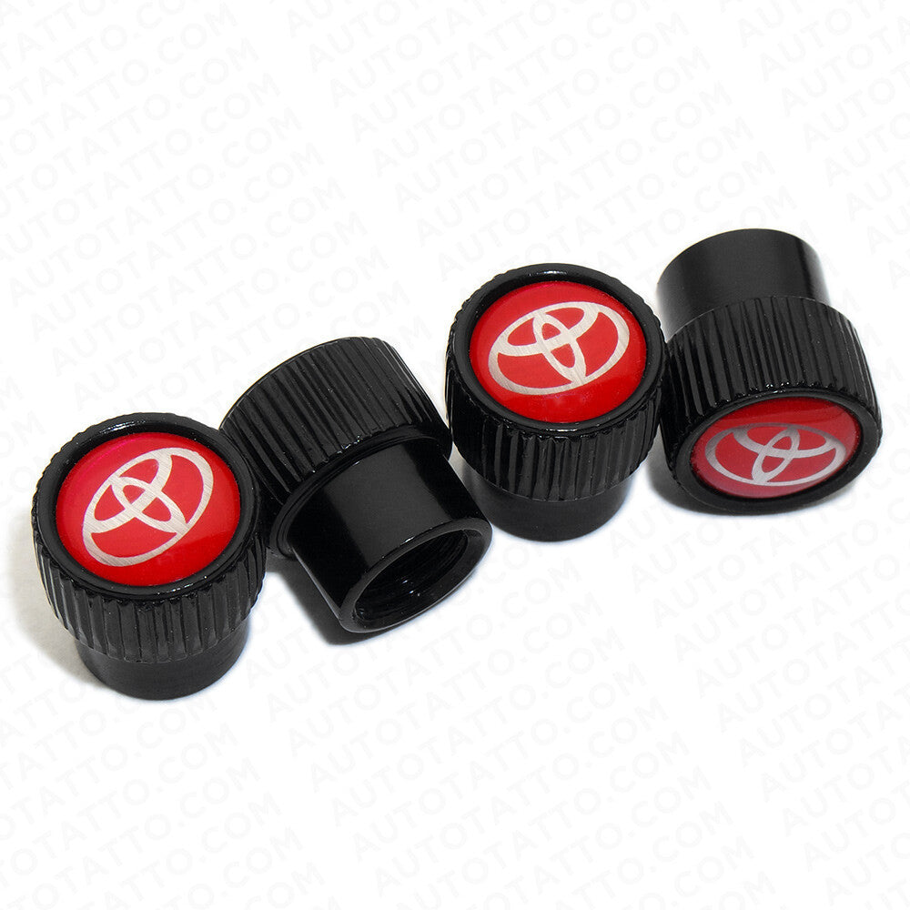 Universal Red Sport Car Wheels Tire Air Valve Caps Stem Dust Cover Gift Decorate