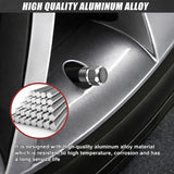 4pcs Universal Car Tire Wheel Valve Stem Caps Hex Design Dust Cover Accessories