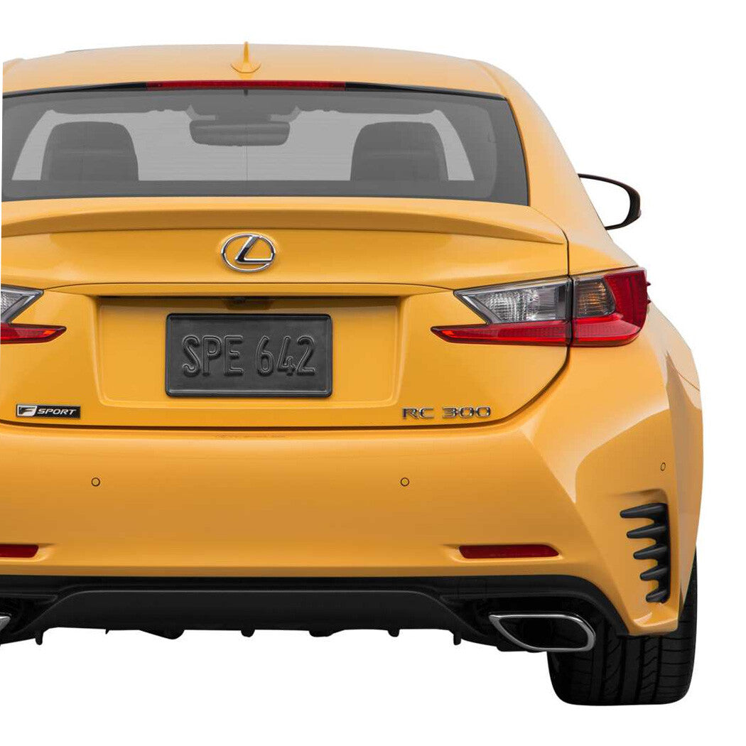 For Lexus Trunk Matte Black RC 300 Letter Logo Badge Emblem Car Replace F-Sport
