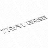 3x Chevy Traverse Front Door & Liftgate Badge Nameplate Logo Emblem Chrome Sport
