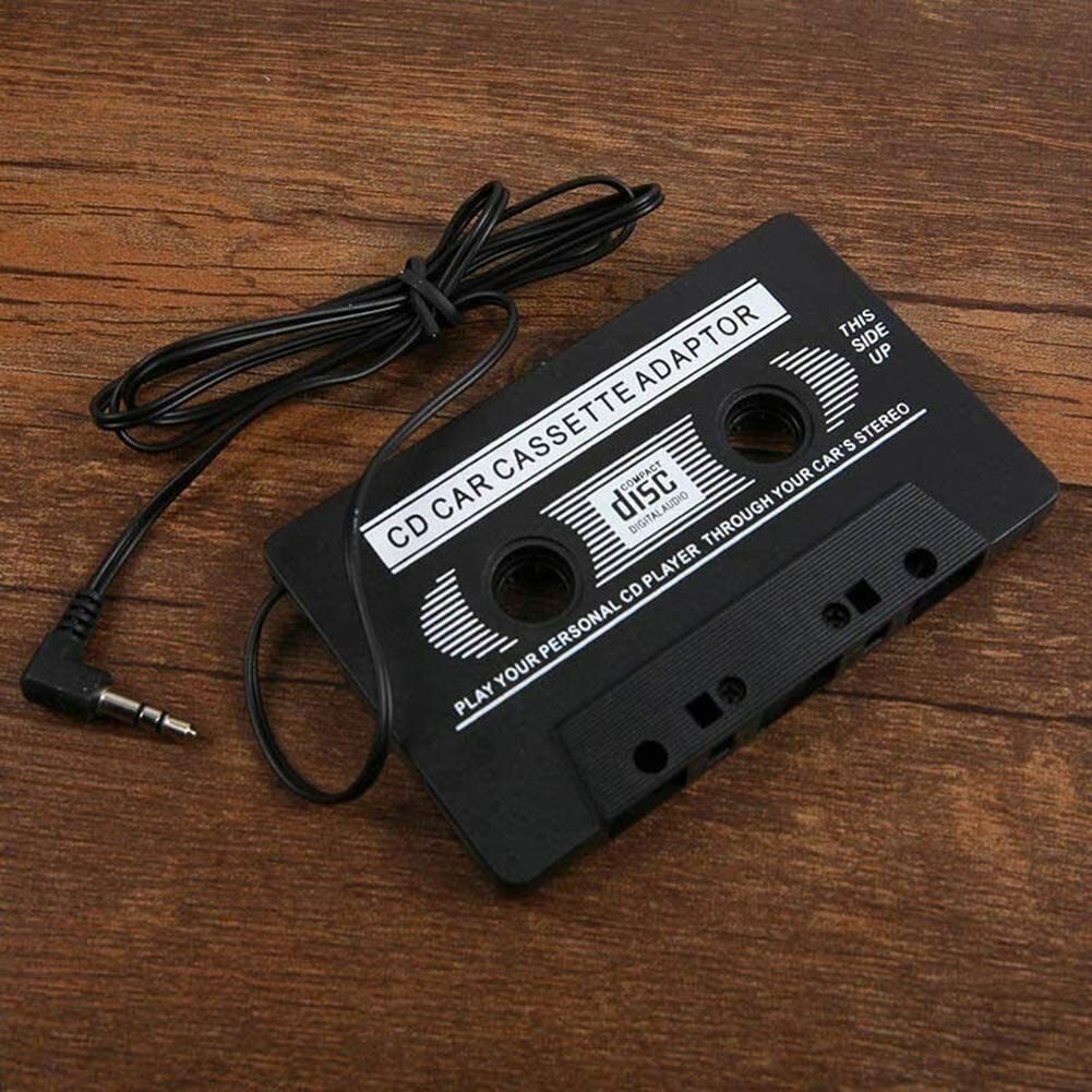 3.5mm Jack Car AUX Cassette Tape Adapter Audio MP3 CD Phone Radio Converter