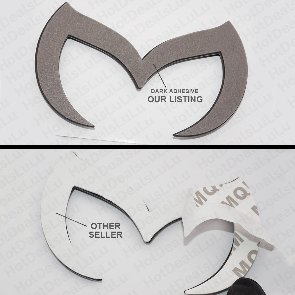 Universal Mazda 3D ABS Gloss Black Bat Batman Style Logo Emblem Badge Sticker