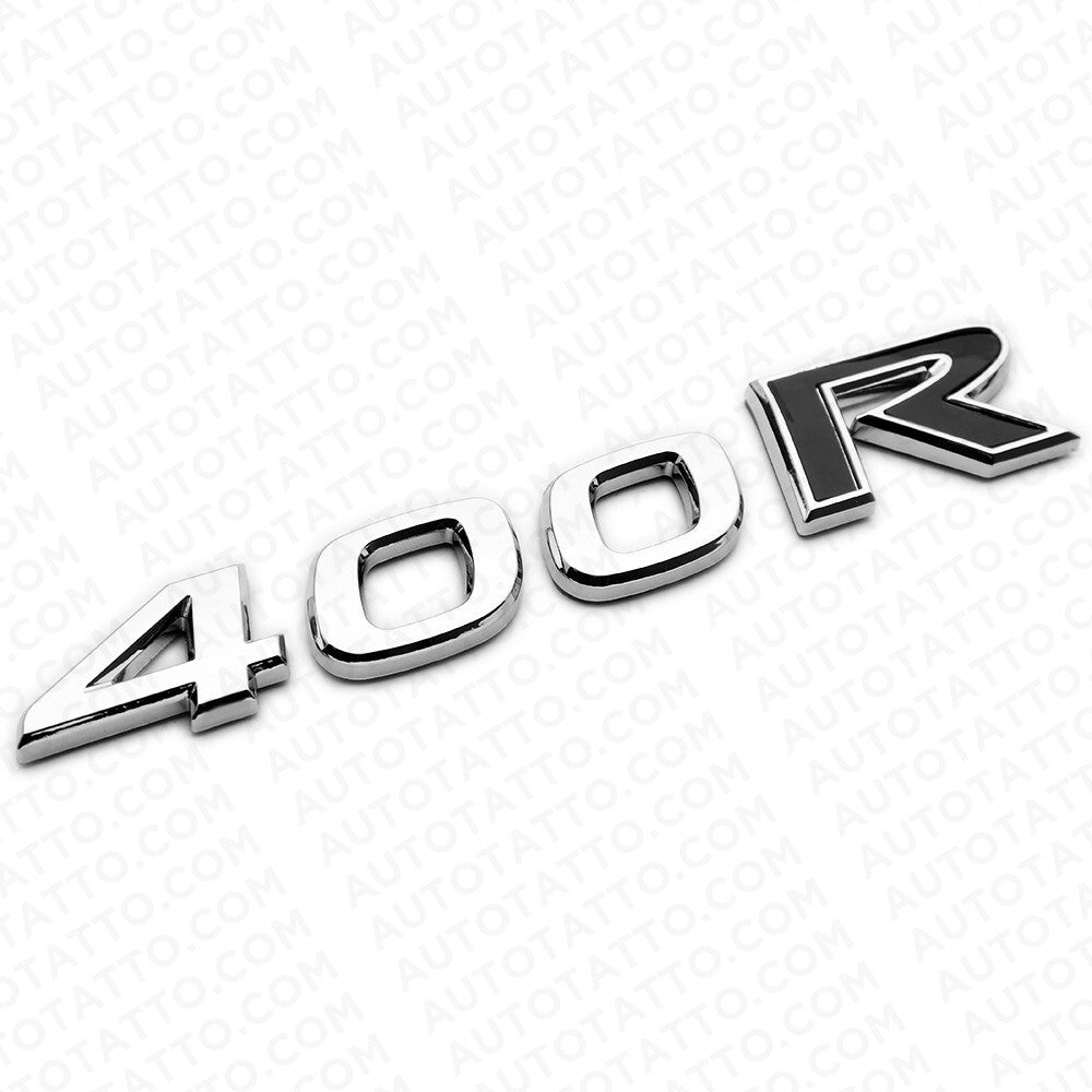 For Nissan Infiniti 400R Rear Trunk Lid Badge Emblem Nameplate Chrome Black