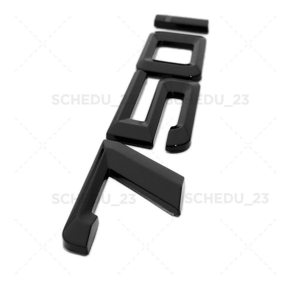Gloss Black 750i Letter Logo Emblem Trunk Lid M Power Sport Performance F01 F04