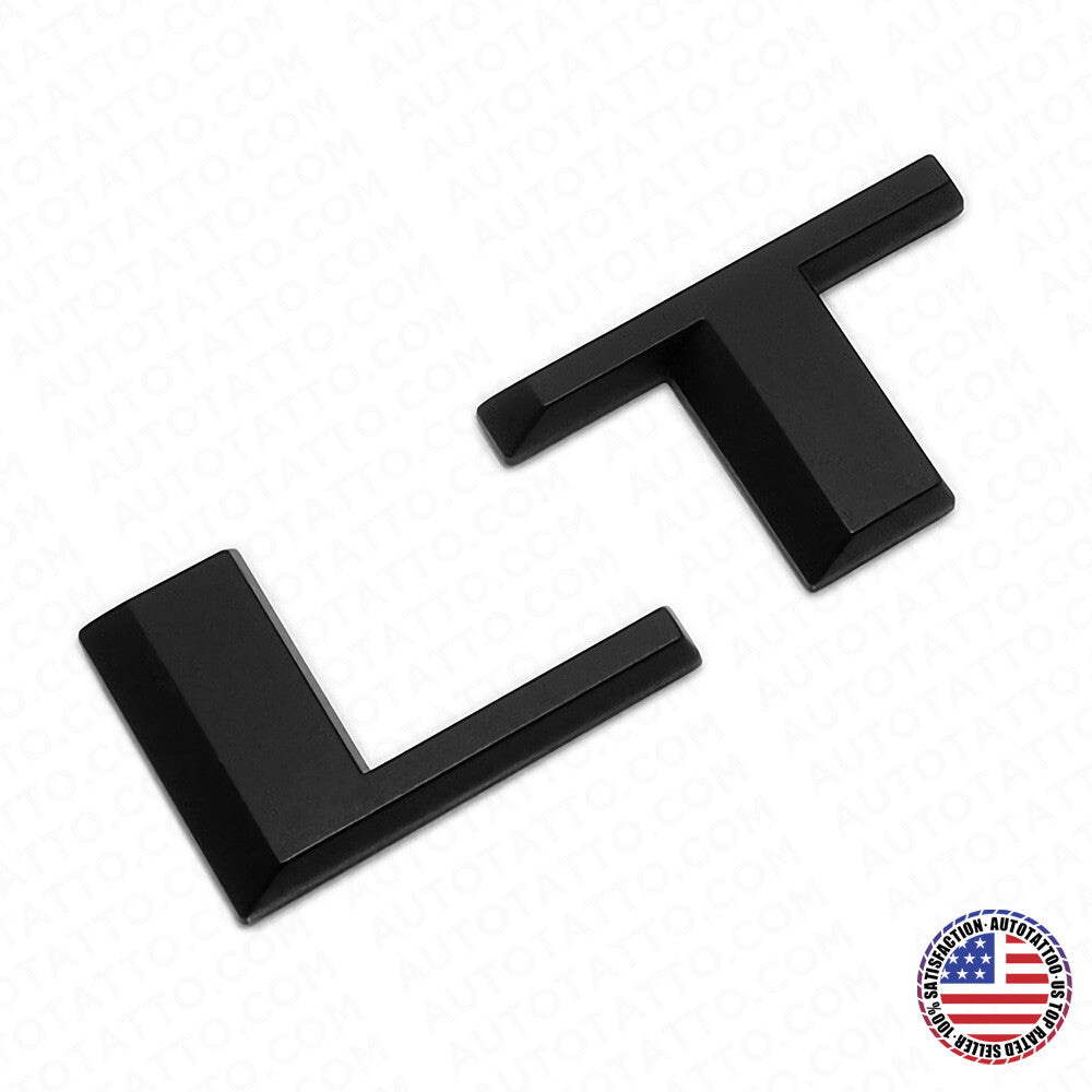 19-22 Matte Black Silverado 1500 Tailgate LT Letter Logo Emblem Badge Z71 4x4