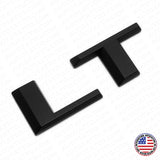 19-22 Matte Black Silverado 1500 Tailgate LT Letter Logo Emblem Badge Z71 4x4
