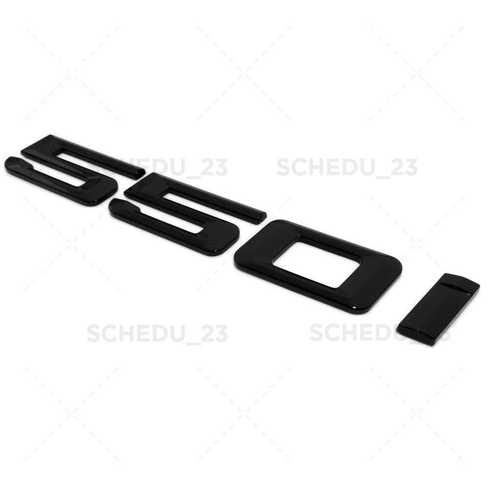 10-17 Gloss Black 5 Series 550i Trunk Lid Letter Emblem Badge M Performance F10