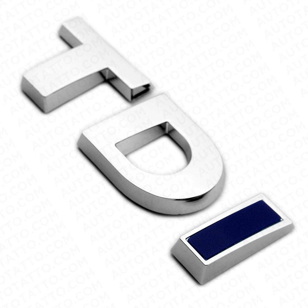 2015 Volkswagen Jetta Rear Trunk TDI Emblem Badge Nameplate 5C6-853-675-AE-WWS