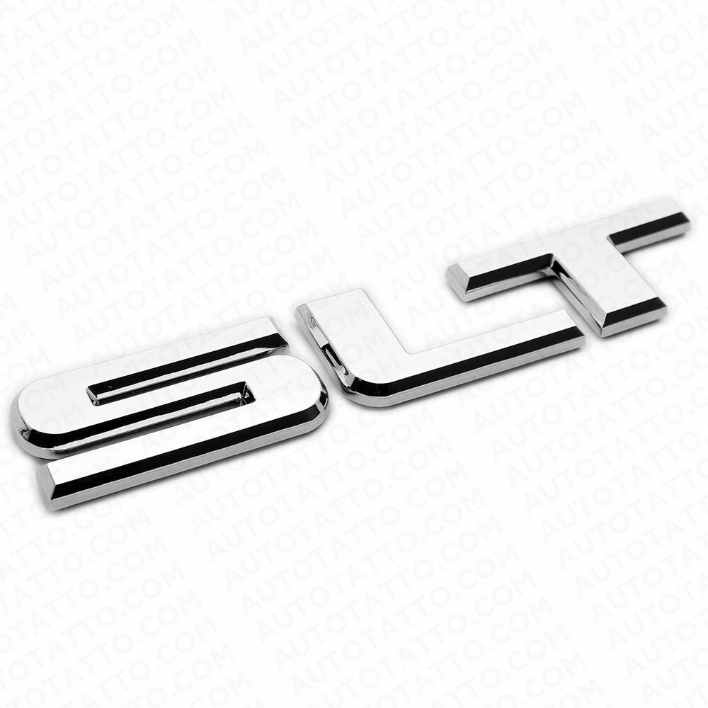 14-20 GMC SLT Tailgate Door Letter Nameplate Emblem Logo Badge OEM Chrome