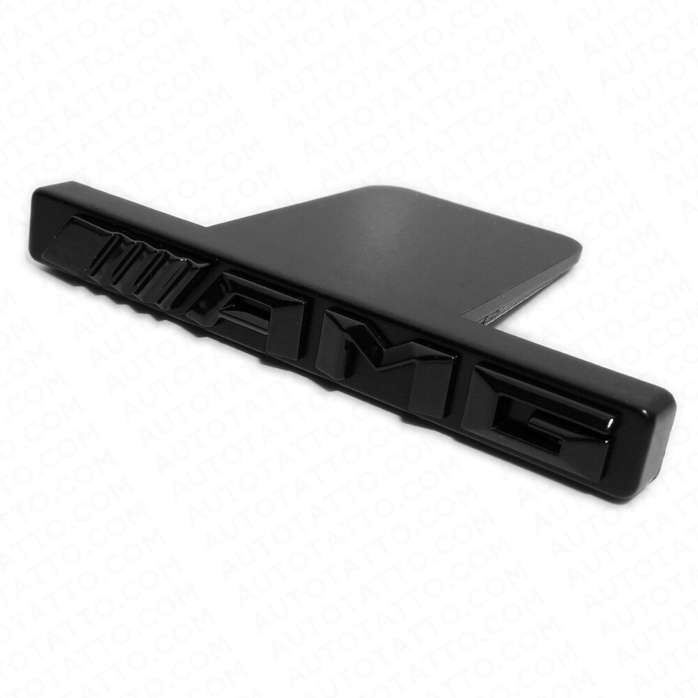 For AMG Edition Front GT Grille Nameplate Emblem Logo Badge Decorate Sport Black