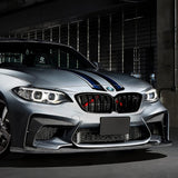 For BMW F31 F30 220i G20 Front Grille Bar V Brace Insert Trim Strips Cover Red