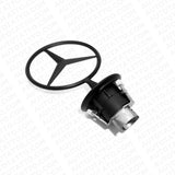 Mercedes-Benz OEM Black Front Hood Ornament Mounted Star Logo Badge Emblem A221