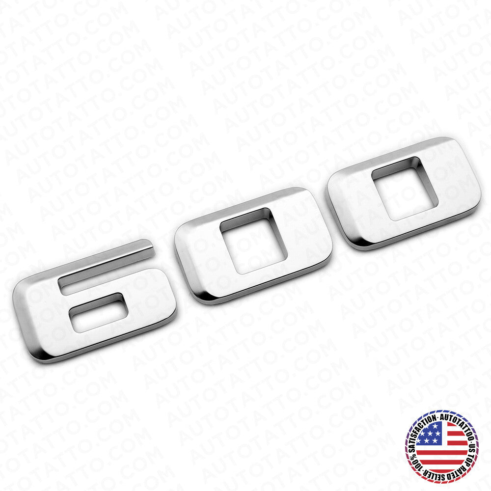 For Cadillac Escalade 600 Silver Rear Liftgate Nameplate Emblem Badge