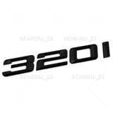 13-16 BMW 320i Rear Car Trunk Lid Letter Emblem Badge M Performance Matte Black