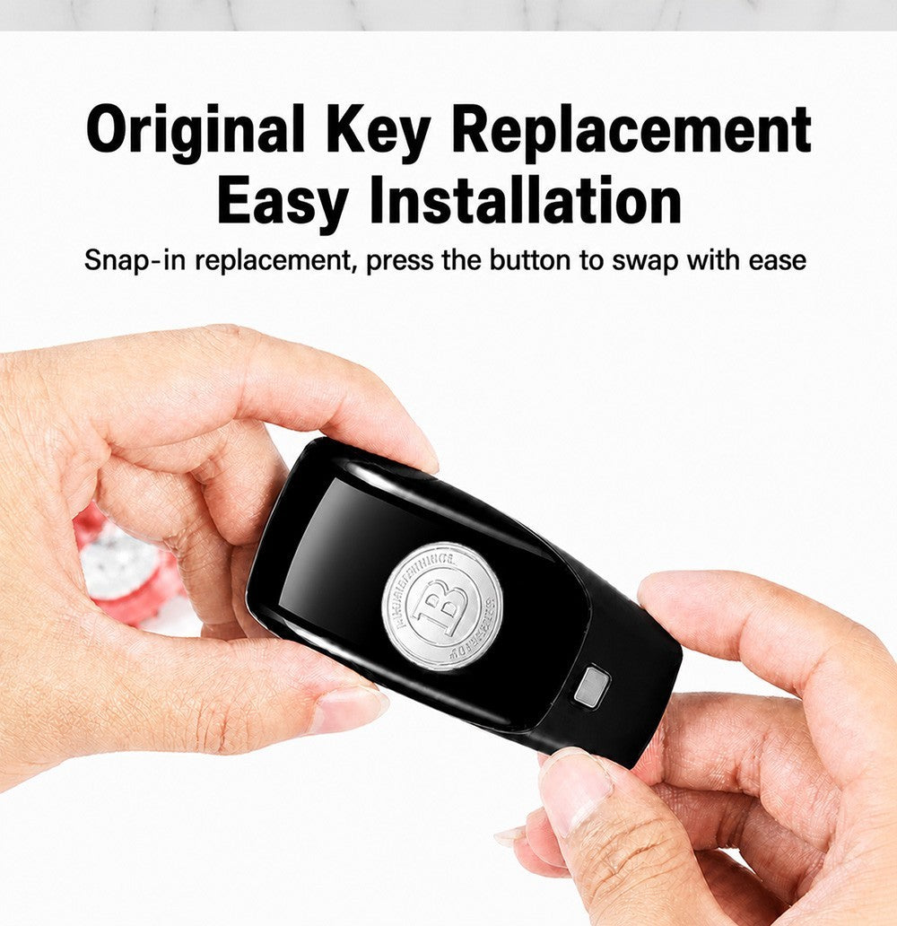 Remote Smart Key Back Cover Shell Case For Mercedes Benz 16-21 AMG A C E S-Class