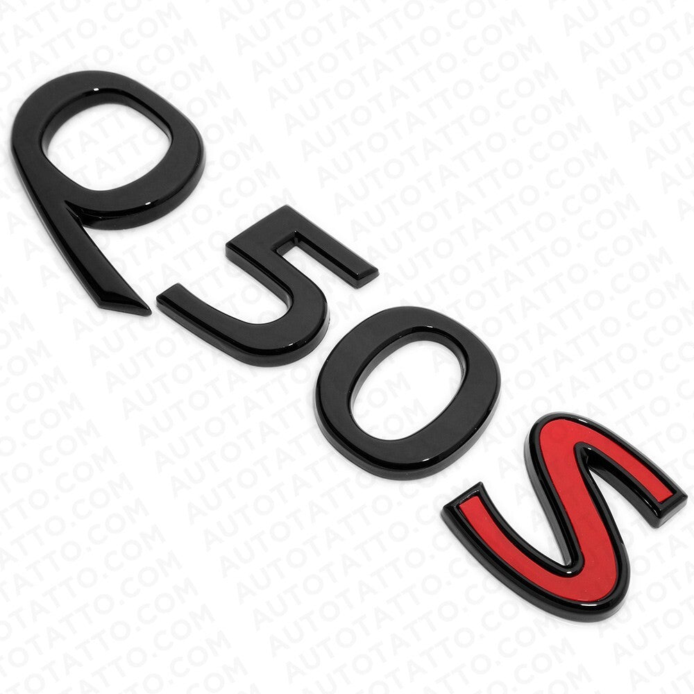 For Infiniti Q50S Rear Trunk Letter Badge Emblem Nameplate Sport Gloss Black
