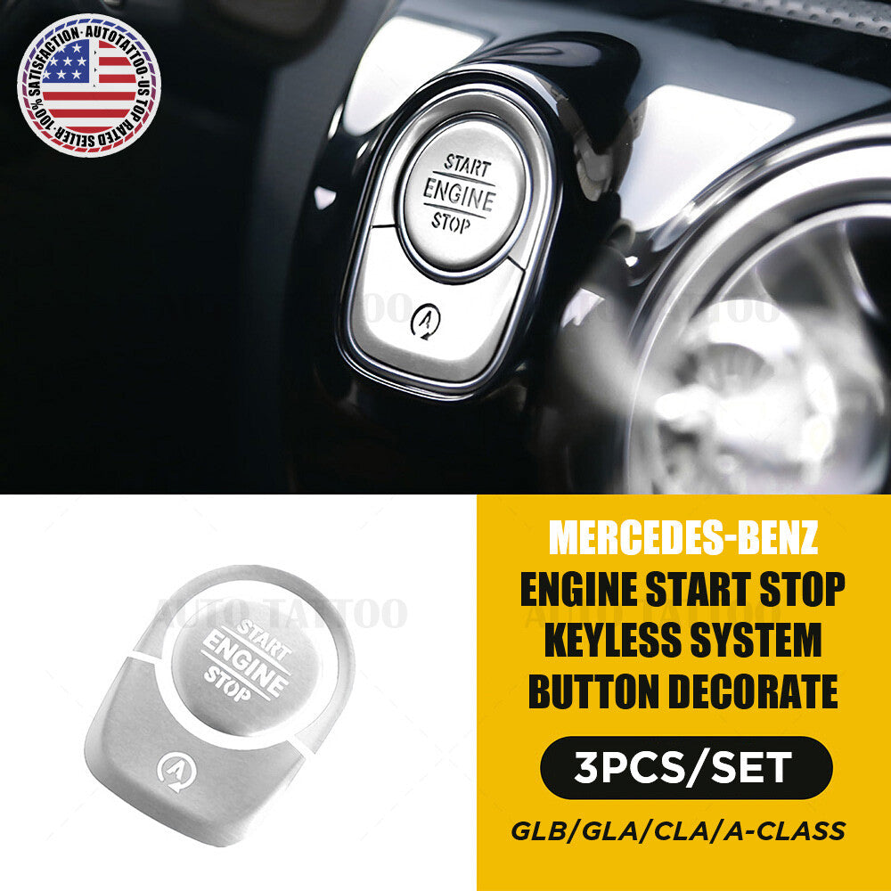 Mercedes GLA GLB CLA A Engine Start Stop Keyless Button Decorate Switch Cover