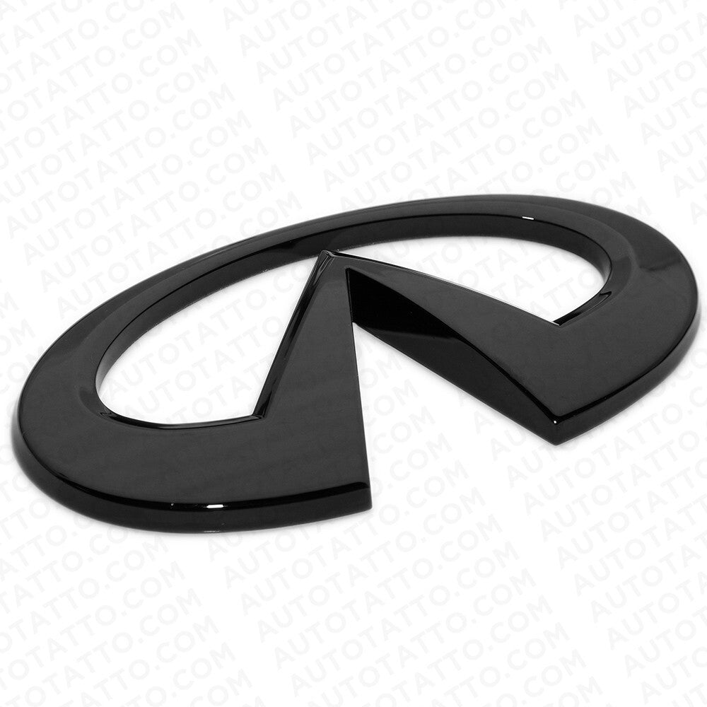 17-22 Infiniti Q60 Rear Luggage Lid Nameplate Emblem Badge Logo Gloss Black