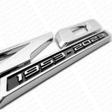 C8 Corvette 70th Anniversary Edition Door Badge Nameplate Emblem Chrome Black