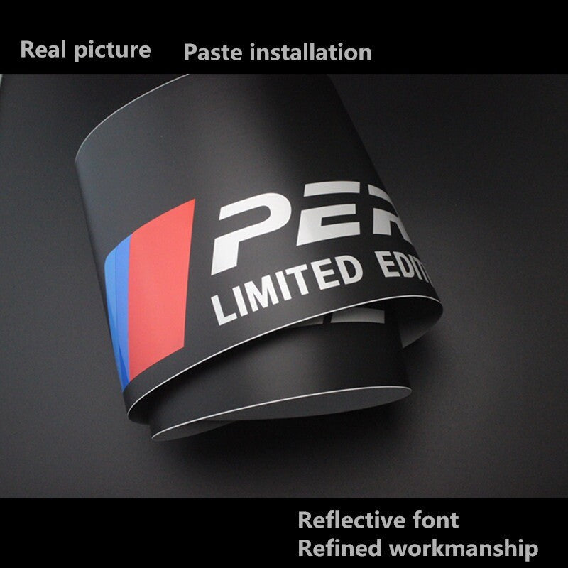 M Performance Sport Front Window Windshield Vinyl Banner Decal Sticker for BMW