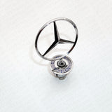 Mercedes-Benz OEM Front Hood Ornament Mounted Star Logo Badge Emblem