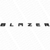 2pcs 19-23 Chevrolet Blazer Front Door Gloss Black Letter Nameplate Badge Emblem