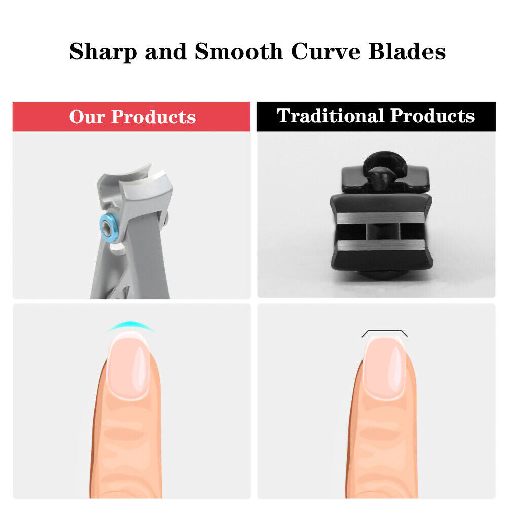 16mm Super Wide Stainless Steel Nail Clipper Extra Large Thick Nail Cutter Tool