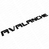 For Chevy Avalanche Door / Tailgate Badge 3D Logo Emblem Truck OEM Black Sport