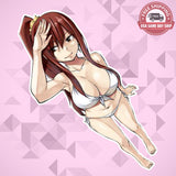 Anime Cartoon Sexy Lady Bikini Body Sticker Decal Home Car Door Window Decorate