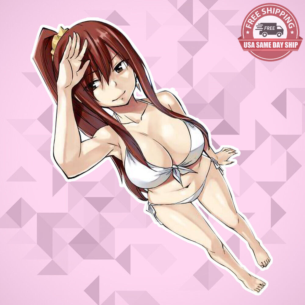 Anime Cartoon Sexy Lady Bikini Body Sticker Decal Home Car Door Window Decorate