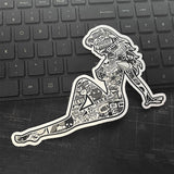 Funny Sexy Lady Body Sticker Decal Home Office Car Truck Door Window Decorate