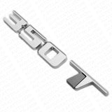 For Cadillac CT4 CT5 XT4 XT5 Rear Turnk 350 T Nameplate Badge Logo Emblem Silver