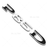 Tesla Rear Liftgate Model P85D Nameplate Logo Badge Emblem Sport Chrome Black