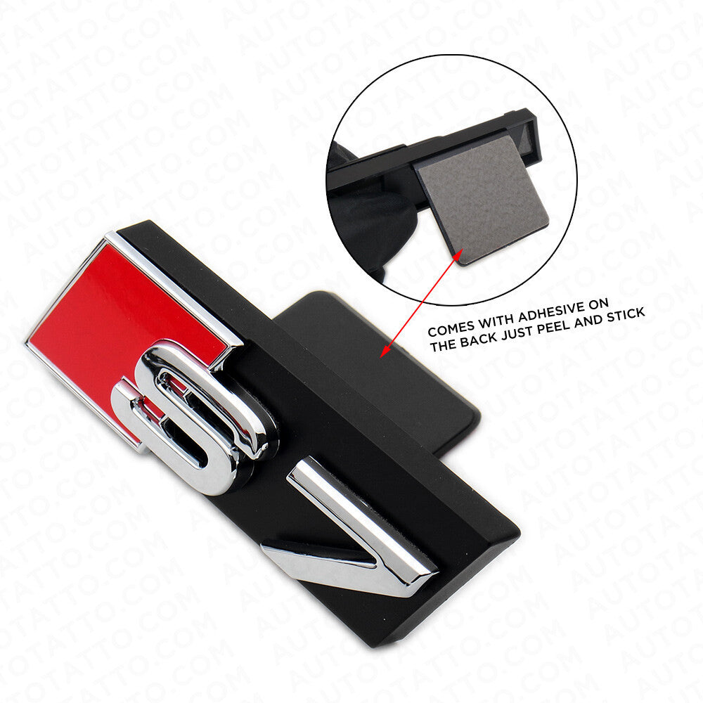 Audi S7 Front Grille Bumper Radiator Lettering Emblem Badge Logo Sport Chrome