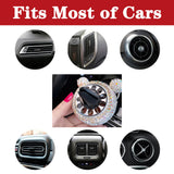Crystal Bling Diamond Fragrance Mickey Fan Car Air Fresher Vent Perfume Clip
