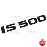 For Lexus Trunk Matte Black IS 500 Letter Logo Badge Emblem Car Replace F-Sport