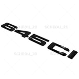 Gloss Black BMW 645ci Letter Badge Logo Emblem Trunk Lid M Performance E63 Sport