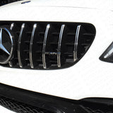 AMG Edition Front GT Grille Nameplate Emblem Logo Badge Decorate Sport Chrome
