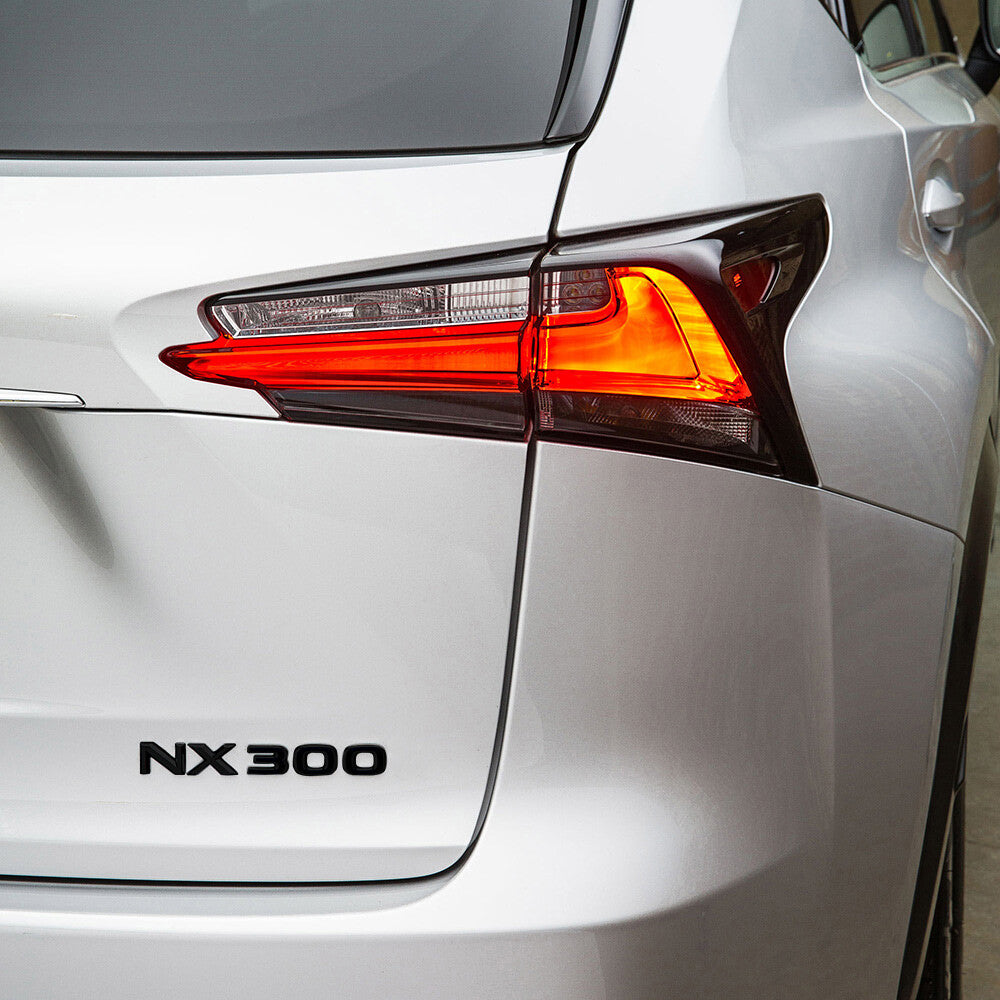 Lexus Liftgate Matte Black NX 300 Letter Logo Badge Car Emblem Replace F-Sport