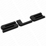 GMC SLE Tailgate Liftgate Door Letter Nameplate Emblem Logo Badge Gloss Black
