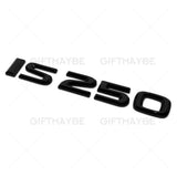 Lexus Trunk Lid Gloss Black IS 250 Letter Logo Badge Emblem Car Replace F-Sport