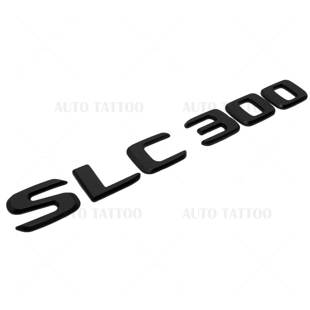 Mercedes SLC 300 Rear Letter Emblem Trunk Lid Logo Badge AMG Sport Matte Black