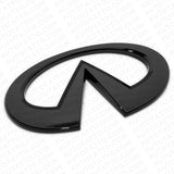 Infiniti 08-20 G37 Q60 QX60 Front Radiator Grille Logo Emblem Badge Gloss Black