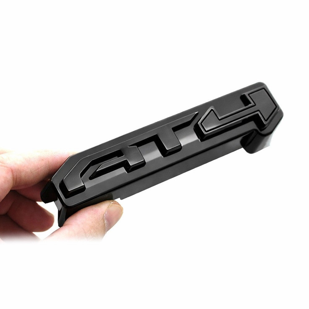 Grille AT4 Emblem Badge for 2024-2025 GM Sierra 2500HD 3500HD AT4 Gloss Black