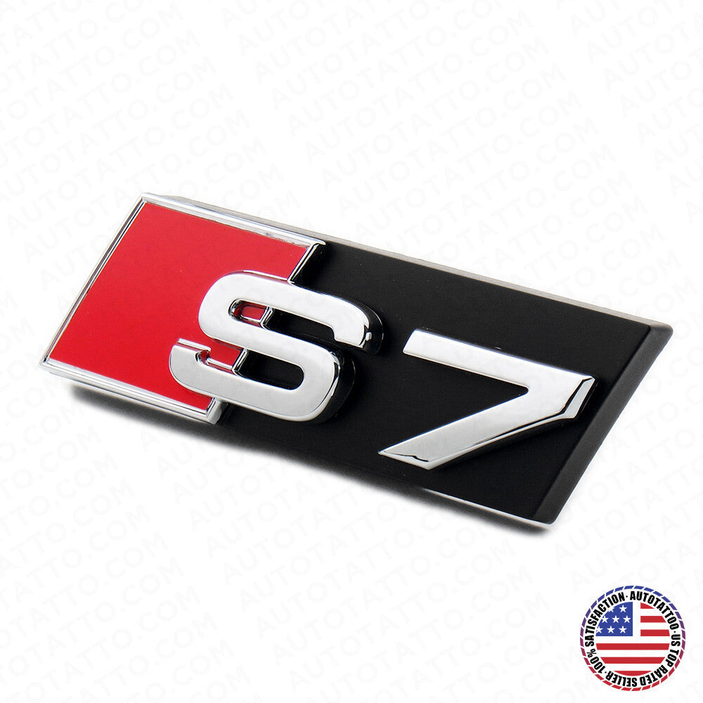 Audi S7 Front Grille Bumper Radiator Lettering Emblem Badge Logo Sport Chrome