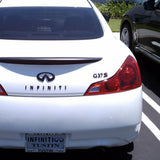 Infiniti G37s Rear Trunk Logo Letter Badge Emblem Nameplate Sport Gloss Black