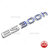For Lexus Trunk OEM Chrome ES 300h Letter Logo Badge Car Emblem Hybrid F-Sport