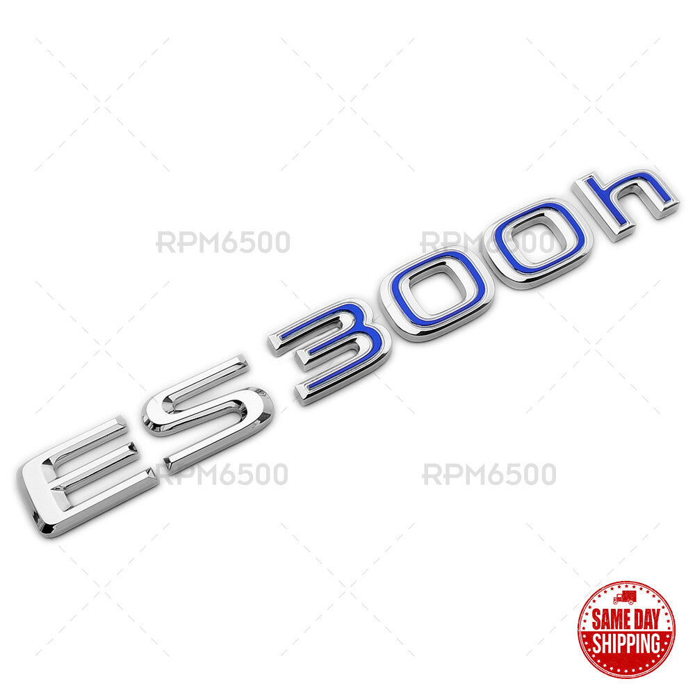 For Lexus Trunk OEM Chrome ES 300h Letter Logo Badge Car Emblem Hybrid F-Sport